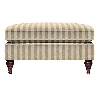 Duresta Kingsley Footstool, Umber Leg Scirocco Champagne
